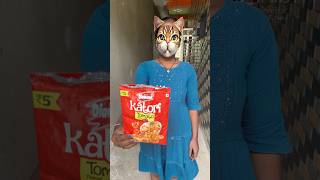 Mummy chips kha kar billi ban gayi 🍟mitageeta shortsvideo [upl. by Mirielle178]