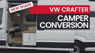 New Shape Volkswagen Crafter LWB Camper Conversion [upl. by Tarrsus689]