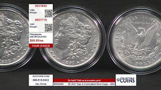 1890 and 1891 Morgan Silver Dollar  Philadelphia Mint  Uncirculated [upl. by Acker]