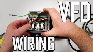 Lathe VFD 1 How to wire a 3Phase motor and VFD [upl. by Ravid]