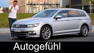 Family father’s dream VW Volkswagen Passat Variant RLine FULL REVIEW test driven Estate B8 2017 [upl. by Neri254]