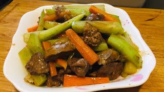 GINISANG SAYOTE amp CARROTS WITH CHICKEN LIVER ampGIZZARD  EASY amp QUICK RECIPE [upl. by Htebzile]