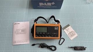 Solar and Handcrank powered DAB Emergency Radio Unboxing [upl. by Wall]