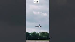 F16 fighting falcon low pass and High climb shorts aviation f16 usa motivation airforce [upl. by Kcireddor]