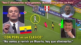 CONFIADOS PERIODISTAS ECUATORIANOS quieren ELIMINAR a PERU  ECUADOR VS PERU HOY [upl. by Ellebyam669]