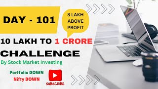 Day101  10 Lakh to 1Crore Challenge  Value Investing [upl. by Nujra]