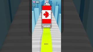 last tak jarur dekhe 😅😱😱 Canada flag painting gift funny gaming shortsfeed ytsorts [upl. by Abbot880]