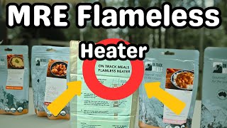 MRE Flameless Heater Bags ReviewOn Track Meals [upl. by Salema471]