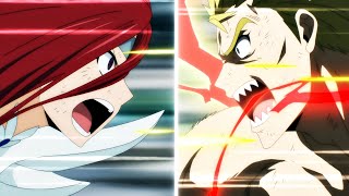 Erza vs Laxus [upl. by Akenehs]