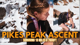 The Hardest Race of My Life  Pikes Peak Ascent Golden Trail Series 2023 [upl. by Aznola]