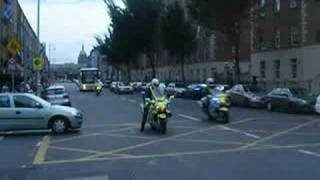 Wexford GAA Team getting Garda escort into Croke Park [upl. by Trutko66]