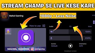 How to live stream in ios  stream cham se live kese kare  Best stream champ tutorial 2022 [upl. by Menon844]