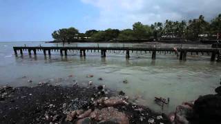 Hawaii Tsunami from Earthquake off Japan  March 2011 Time Lapse [upl. by Anaugal]