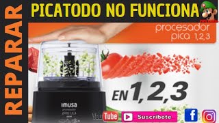 Picatodo imusa 123 No Prende No funciona Motor Pegado Con Ruido Diagnostico [upl. by Ailev]