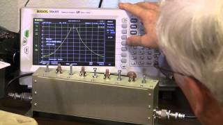 Evaluating a VHF Combline Filter DSA815 TG [upl. by Emanuele]