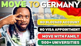 Move to Germany with NO BLOCKED ACCOUNT and NO VISA APPOINTMENT  Move with Family [upl. by Monroe792]