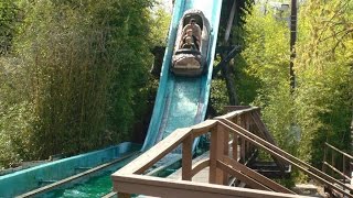 Log Flume Playland Vancouver Front Row POV HD [upl. by Kern]