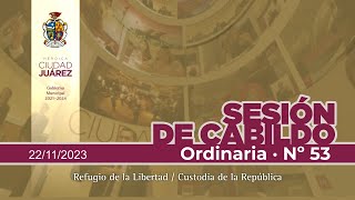 22112023  Sesión de Cabildo Nº 53 · Ordinaria [upl. by Stoneham]