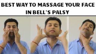 FACIAL MASSAGE TECHNIQUE IN BELLS PALSY [upl. by Pansir]