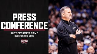 MENS BASKETBALL  RUTGERS POST GAME PRESS CONFERENCE [upl. by Kooima]