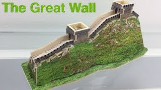 Robotime Woodcraft Construction Kit DIY How to Assembly the Wooden Great Wall [upl. by Debra558]