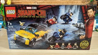 LEGO Marvel ShangChi Escape from The Ten Rings 76176 🎧 Pure Build [upl. by Bearnard]