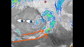 Massive Low Pressure Slams Pacific Northwest Heavy rain Impacting California Wednesday 11202024 [upl. by Olfe]