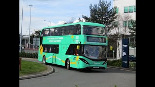 ELECTRIC Stagecoach Manchester 14029 LF69UYW on 43 to Manchester 20200308 [upl. by Mcripley]