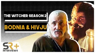 Kristofer Hivju amp Kim Bodnia Interview The Witcher Season 2 [upl. by Dulce]