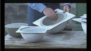 How to Make Concrete Garden Spheres  Removing Garden Spheres from Molds [upl. by Secnirp378]