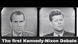 26th September 1960 Kennedy and Nixons first televised debate [upl. by Artenal]