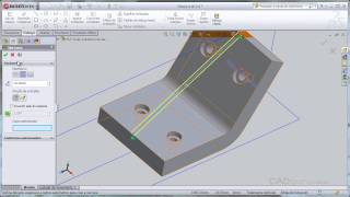 Adicionando Nervuras  Rib  Curso SolidWorks  Aula 67  cadguru [upl. by Standford182]