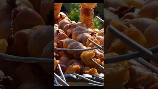 I cook a real delicacy turkey testicles roasted in an oriental tandoor oven potatoes and mushrooms [upl. by Vaas16]