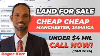 Cheap Land For Sale In Manchester Jamaica Under 4 Million  January 2024 [upl. by Franza]