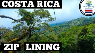 ZIP LINING Monteverde Costa Rica S3E18 [upl. by Ahtael]