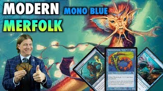 MTG  How To Build Mono Blue Modern Merfolk A powerful yet affordable deck for Magic The Gathering [upl. by Lewiss466]