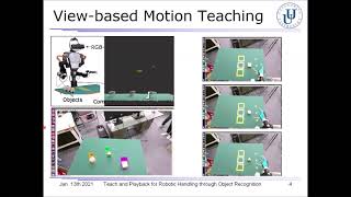 Teach and Playback for Robotic Handling through Object Recognition [upl. by Ramaj]