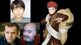 Anime Voice Comparison Gaara Naruto [upl. by Annahgiel]