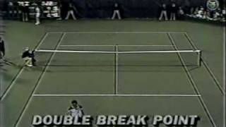 USO 1984 Semi Final  McEnroe vs Connors 0217 [upl. by Karlan]