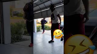 KID WAS SO SLEEPY HE HIT HIS HEAD ON THE GARAGE 😱‼️‼️subcribe funny life shorts fyp trending [upl. by Nileak974]