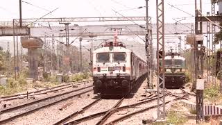 SPEED BLAST AT SAPHALE Paschim Express Indian Railways 4K [upl. by Meyer]