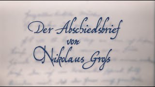 der Abschiedsbrief von Nikolaus Groß [upl. by Coucher]