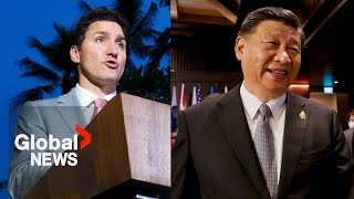 Trudeau on tense moment with Chinas Xi at G20 “Not every conversation is going to be easyquot [upl. by Johen]