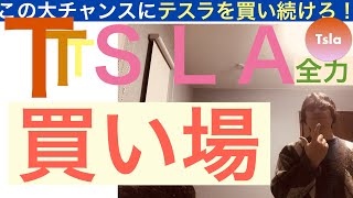 TSLAテスラ 「買い場」買い続けろ‼︎【全力】安く買ってテンバガー狙え [upl. by Sadler]