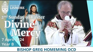 Catholic Mass Today Second Sunday on Easter 7 April 2024 Bishop Greg Homeming Lismore Australia [upl. by Mich]