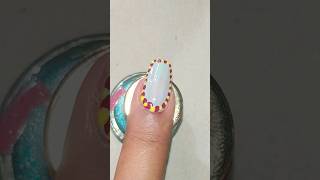 Simple dotting nail art design naildesign nail viralshorts youtubeshorts [upl. by Con538]