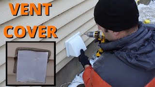 Dryer Vent Cover Installation [upl. by Josefina]