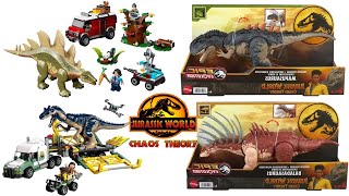 Jurassic World Chaos Theory Lego sets Lego Allosaurus Lego Stegosaurus new mapusaurus and bajadasaur [upl. by Ennaeus20]