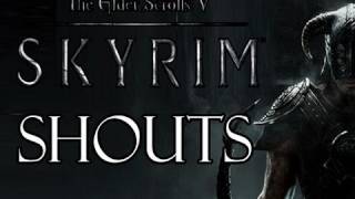 Elder Scrolls V Skyrim  Shouts Walkthrough [upl. by Alanna]