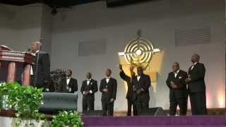 Evangel Fellowship COGIC Greensboro Sunda AM Mens Ensemble One More Chance March 11 2012 [upl. by Cirri]